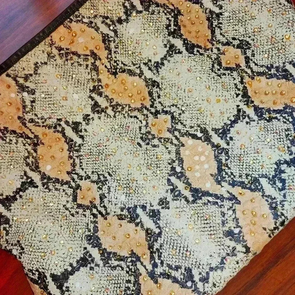 Double J Saddlery Tote bag with python print - Picture 4 of 13